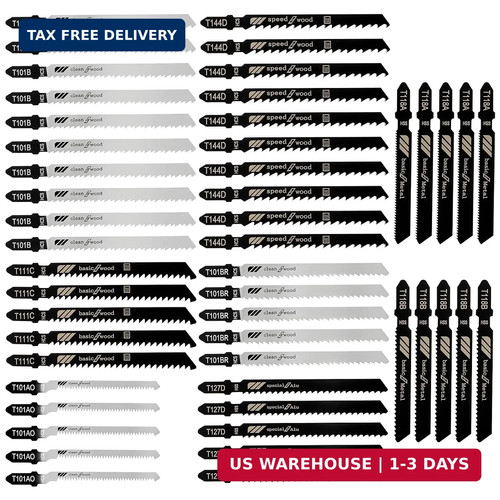 50pcs jigsaw blades set sharp - 50pcs,