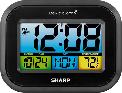 Sharp atomic alarm - atomic, clock