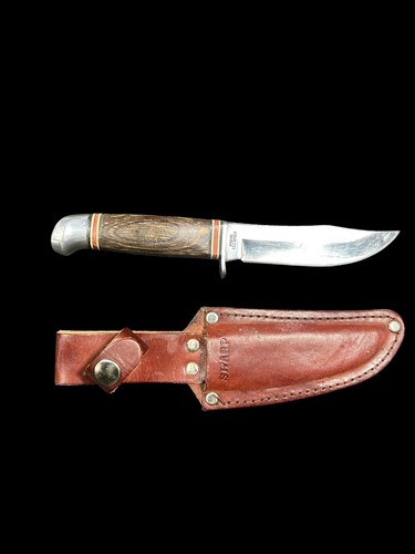 Vtg sharp fixed blade knife - blade, w