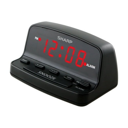Sharp digital alarm - digital, clock